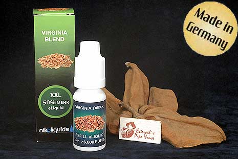 Niko Liquids E-Shisha "Gr�n" Virginia Blend 15ml